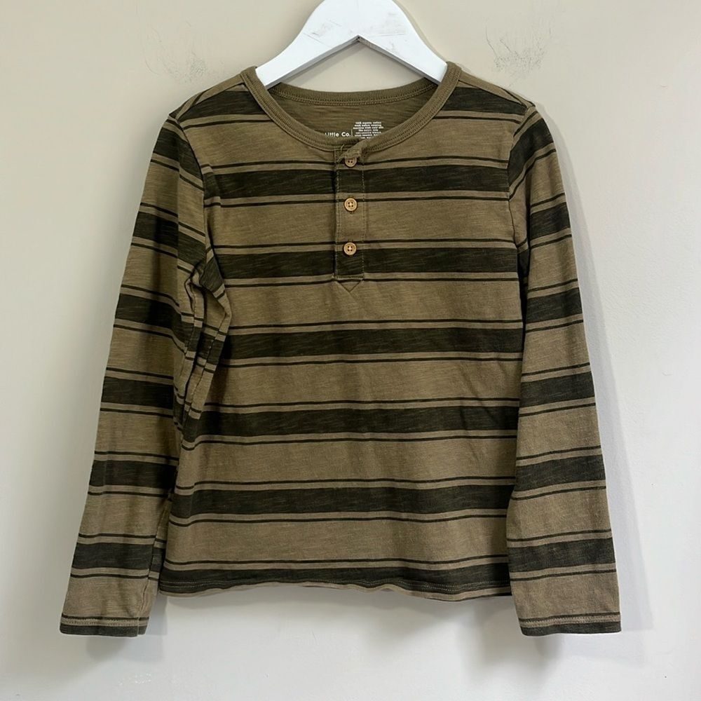 Little Co. by Lauren Conrad Little Boy’s Long Sleeve Henley Shirt Size 5